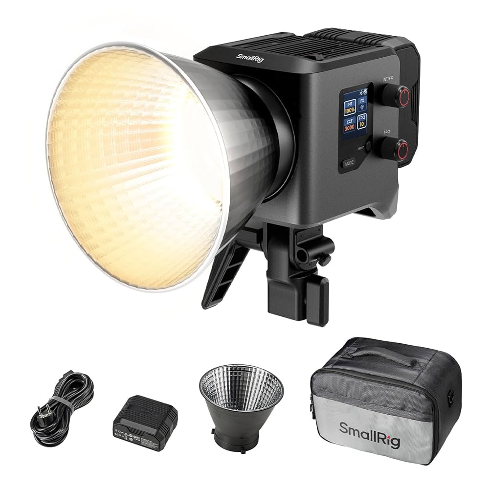 【Gothamwon】SmallRig RC220B LEDビデオライト Amazon | SmallRig RC 220B Pro 220W COBビデオライト、バイ